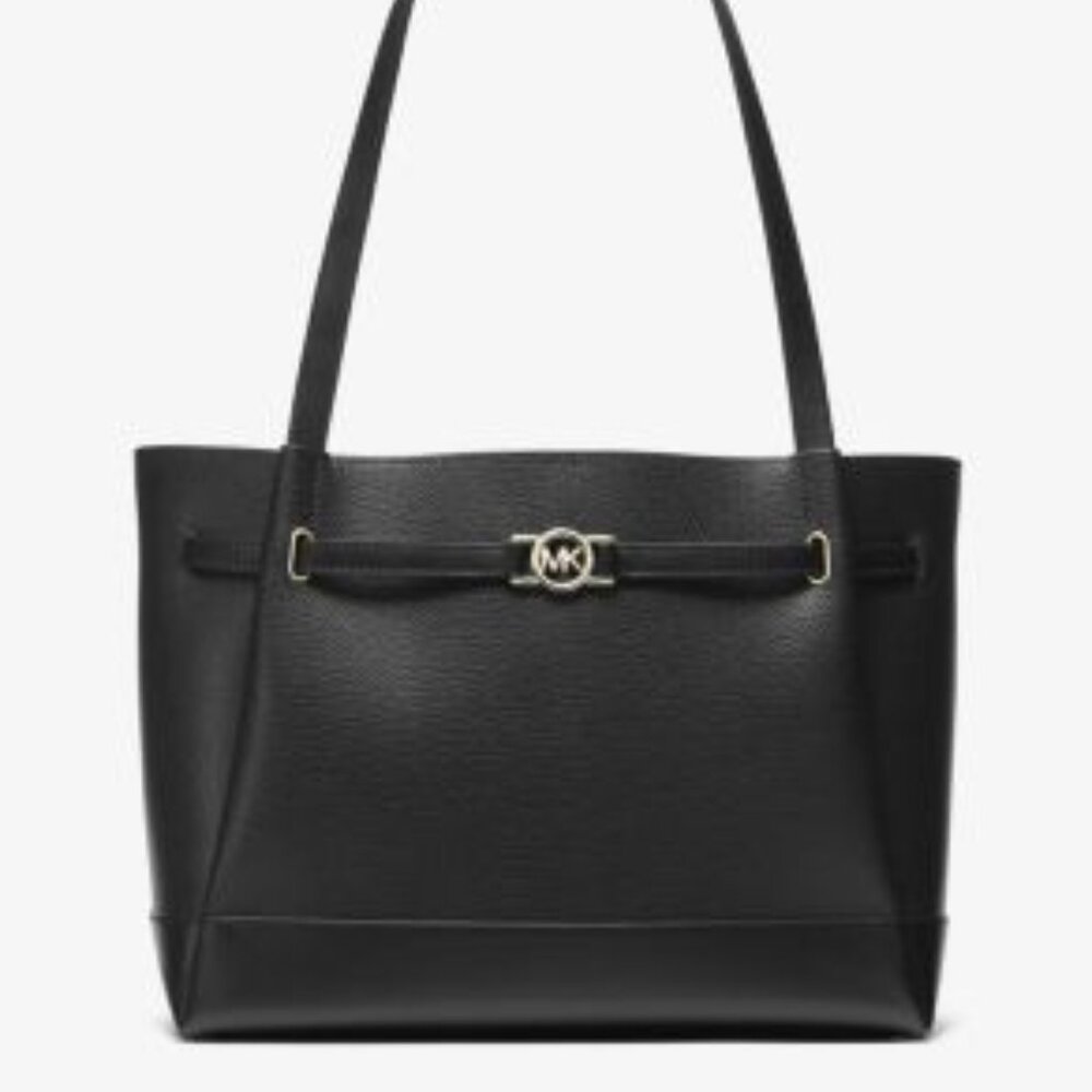 Michael Kors Reed Large Pebbled Leather Tote Bag - Picture 3 of 15